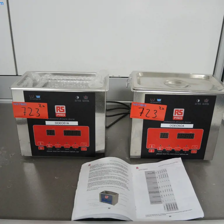 2 Bain à ultrasons RS Pro UT 8031/EUK