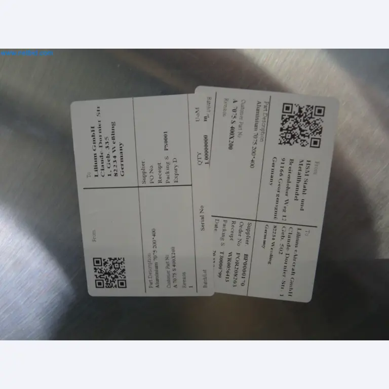 LILIUM eAircraft GmbH / LILIUM GmbH; stroji, preskusni sistemi in delovna oprema za proizvodnjo eVTOL-25