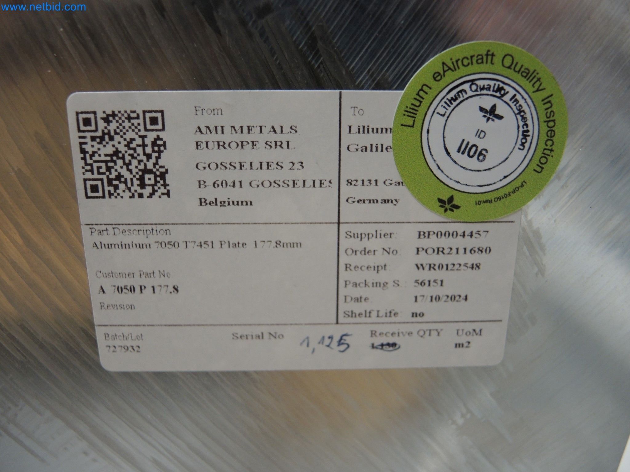 LILIUM eAircraft GmbH / LILIUM GmbH; stroji, preskusni sistemi in delovna oprema za proizvodnjo eVTOL-3