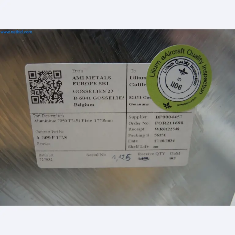 LILIUM eAircraft GmbH / LILIUM GmbH; stroji, preskusni sistemi in delovna oprema za proizvodnjo eVTOL-3