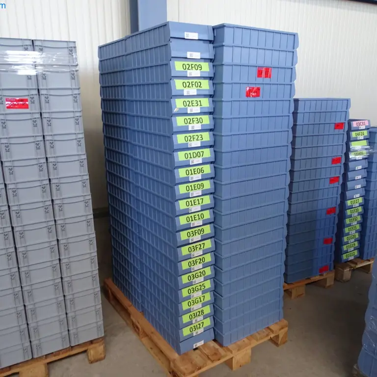 Clasificación de cajas artículo