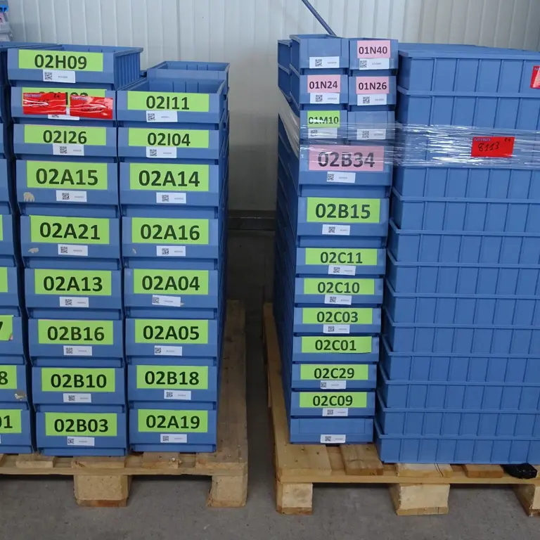 Clasificación de cajas artículo