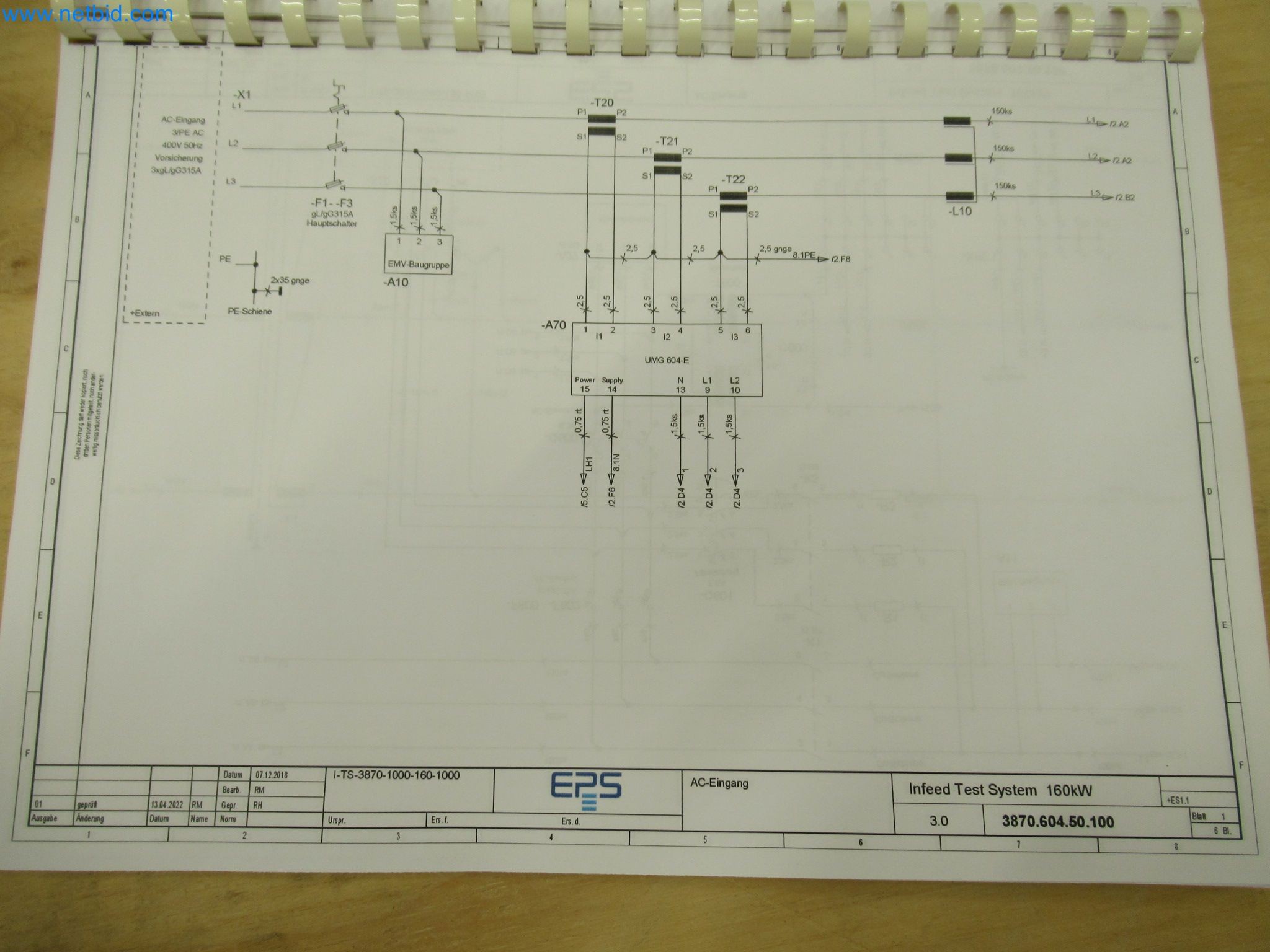 LILIUM eAircraft GmbH / LILIUM GmbH; Maschinen, Testanlagen und Betriebsausstattungen zur Herstellung von eVTOL -13