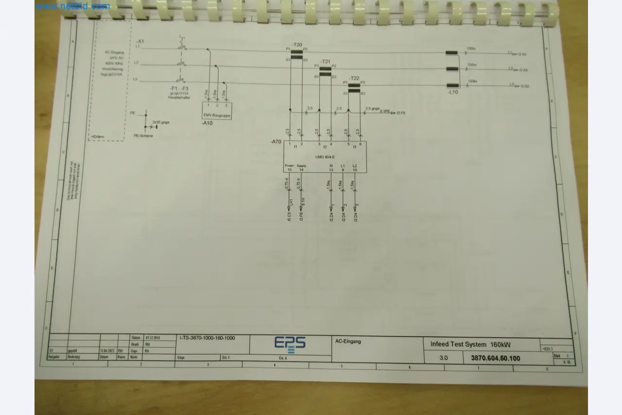 LILIUM eAircraft GmbH / LILIUM GmbH; Maschinen, Testanlagen und Betriebsausstattungen zur Herstellung von eVTOL -13