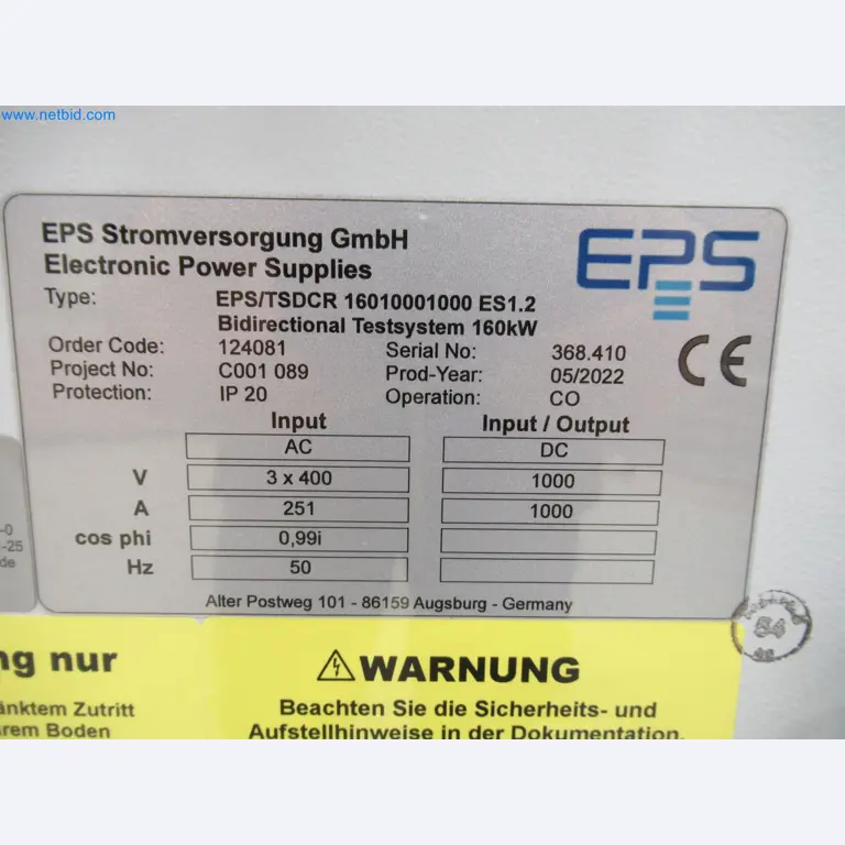 LILIUM eAircraft GmbH / LILIUM GmbH; Maschinen, Testanlagen und Betriebsausstattungen zur Herstellung von eVTOL -28