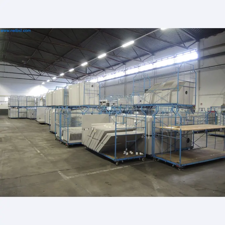 Machines for the production of insulation materials, EPS foam parts / particle foam components-2