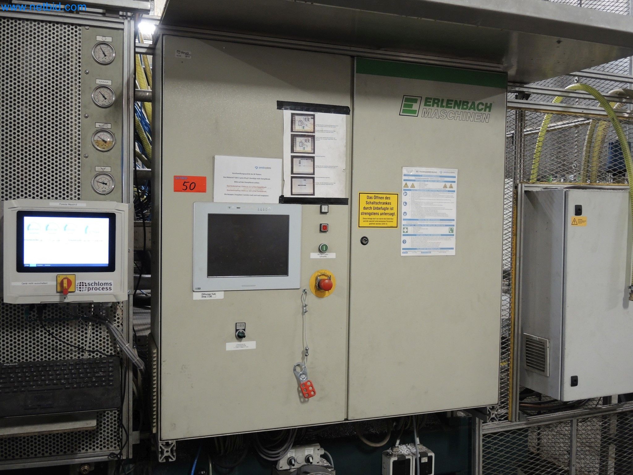 Machines for the production of insulation materials, EPS foam parts / particle foam components-9