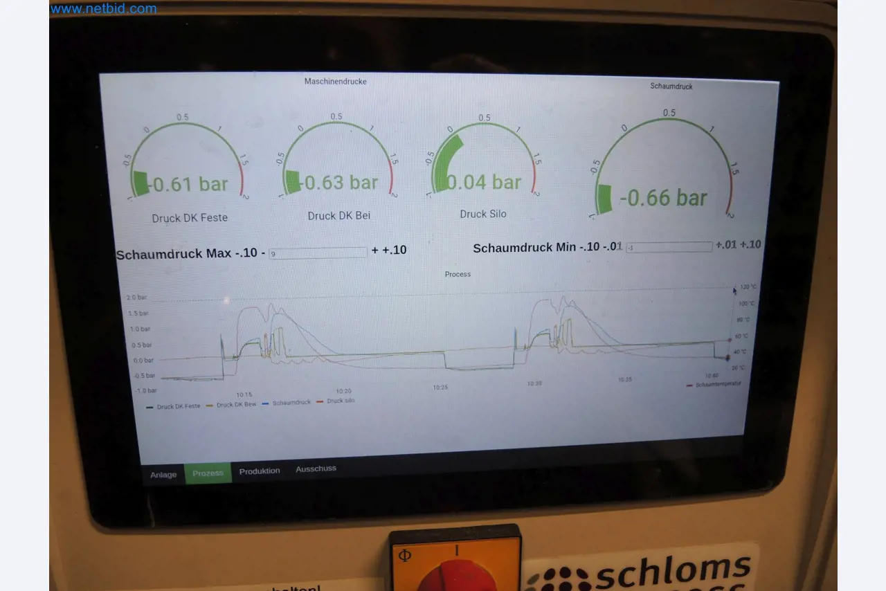 Machines for the production of insulation materials, EPS foam parts / particle foam components-10