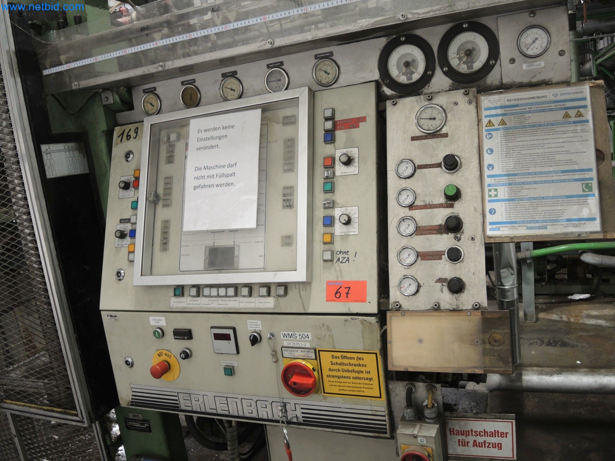 Machines for the production of insulation materials, EPS foam parts / particle foam components-4