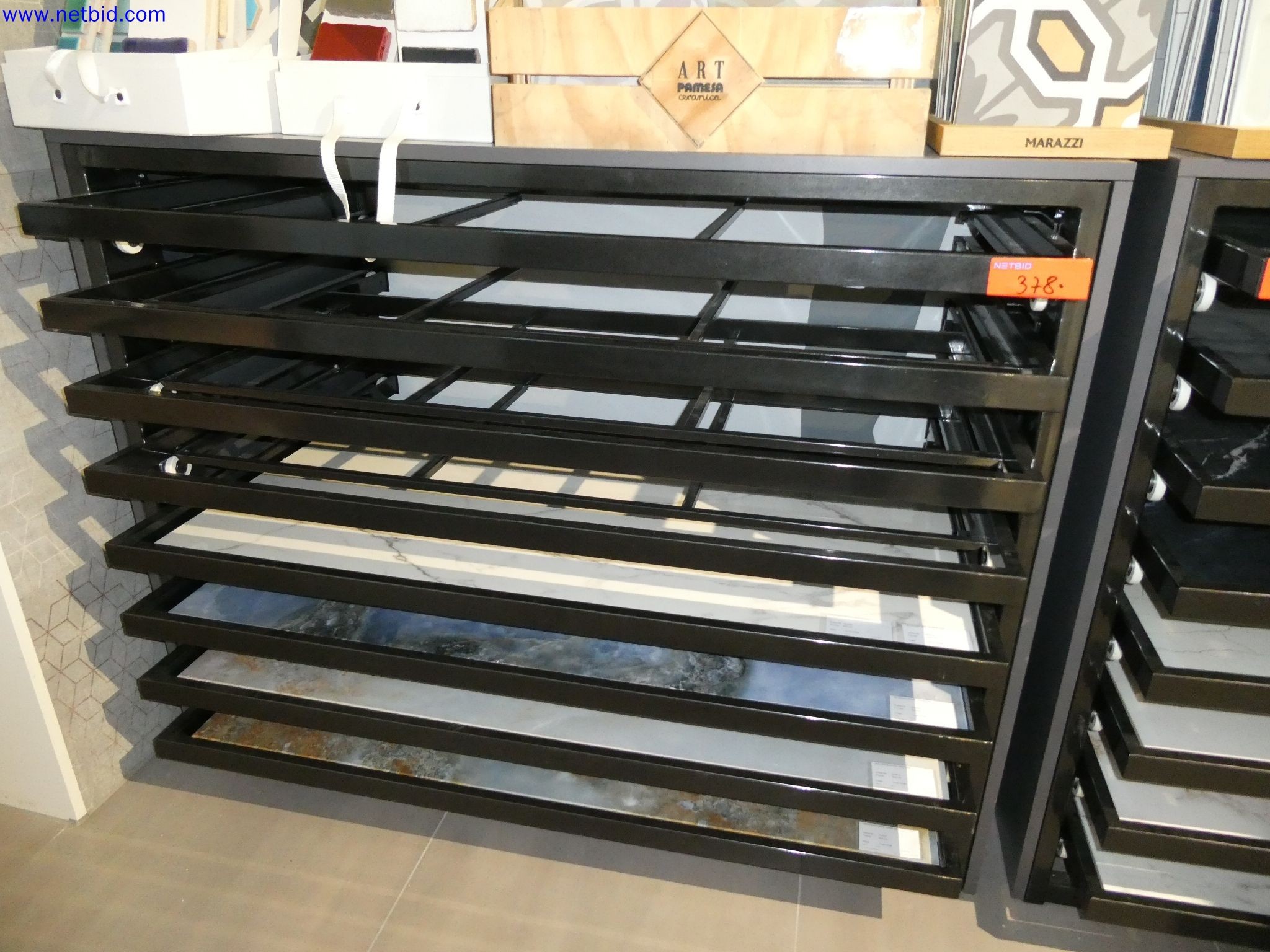 Tehnologija skladiščenja, popisi Prostor za barvanje in polaganje ploščic, razstava ploščic, popisi-2