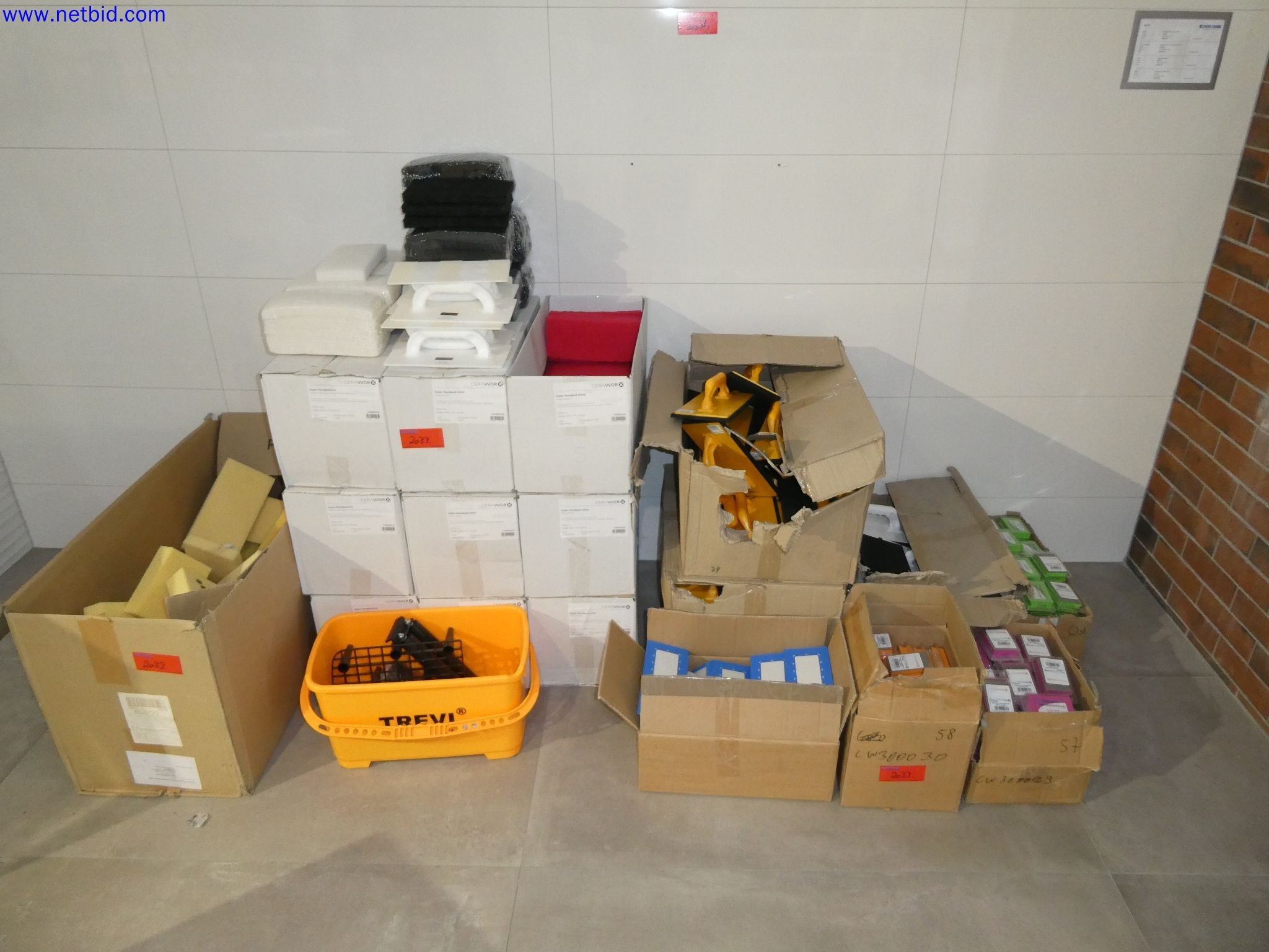 Storage technology, inventories Painting and tiling area, tile exhibition, inventory-1