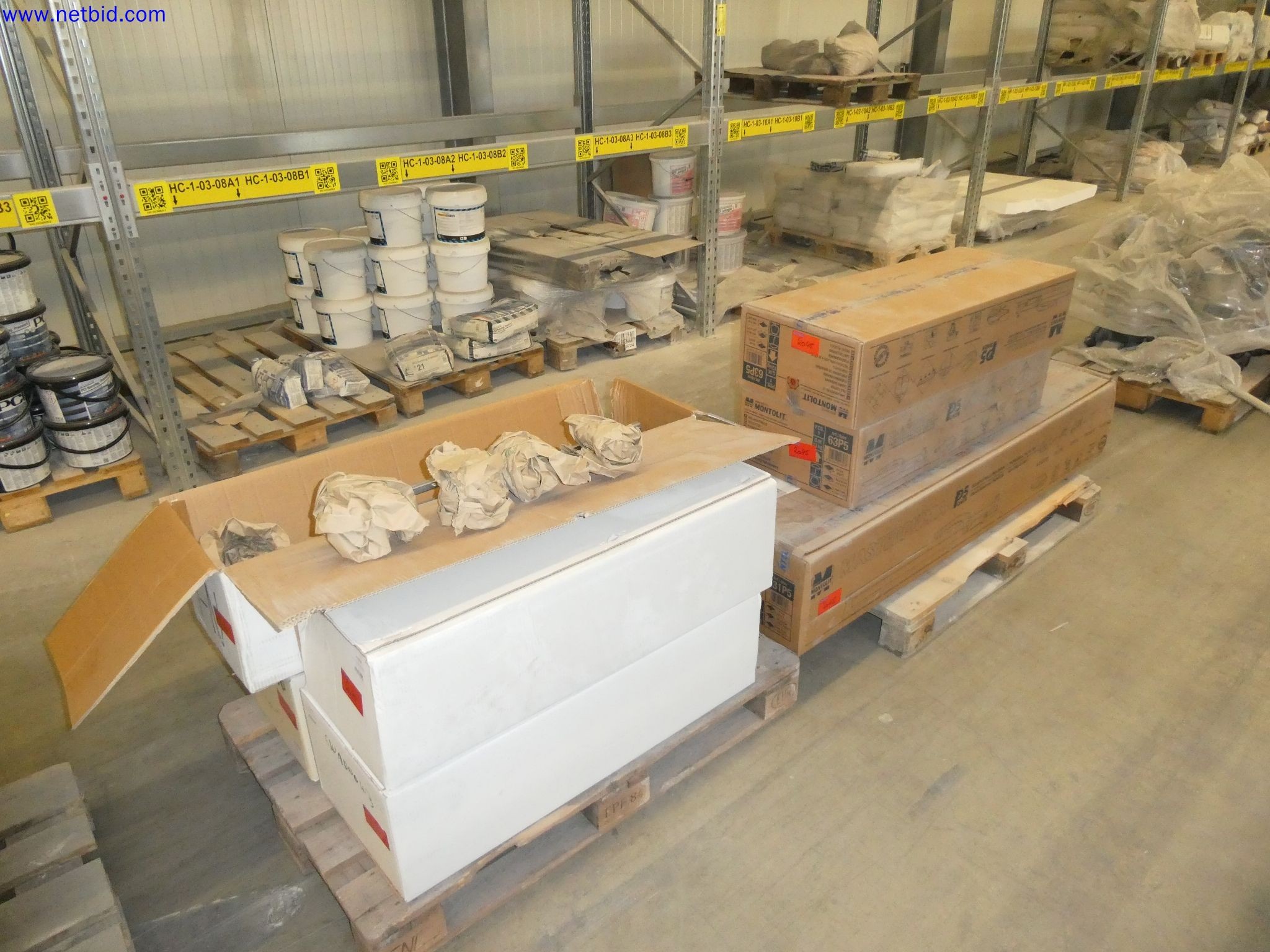 Tecnologia de armazenamento, inventários Área de pintura e ladrilhos, exposição de ladrilhos, inventário-1