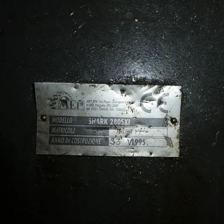 Horizontal metal band saw MEP Shark 280