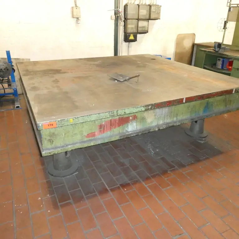 Metalen nivelleertafel