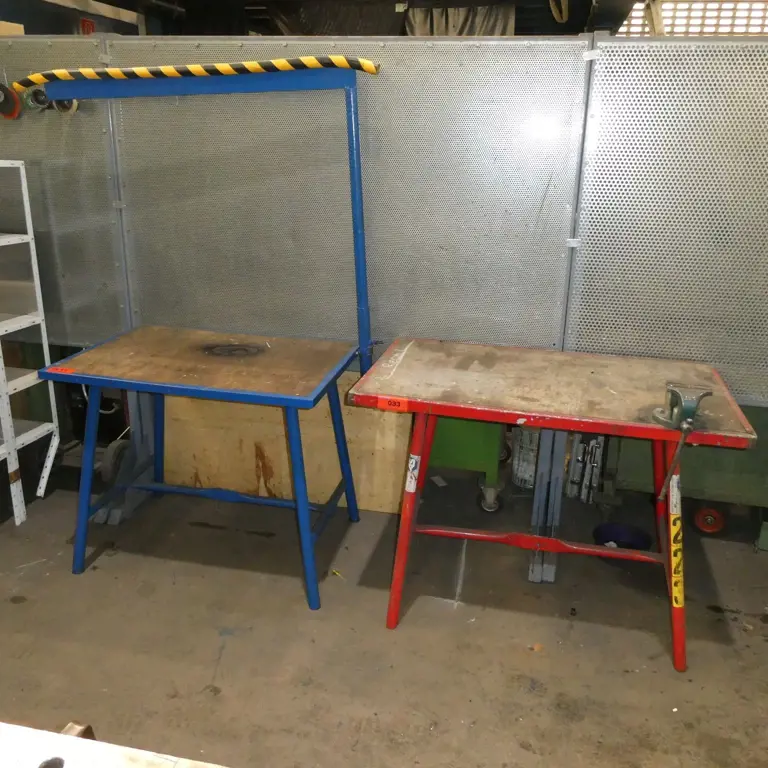 Inklapbare werkbank