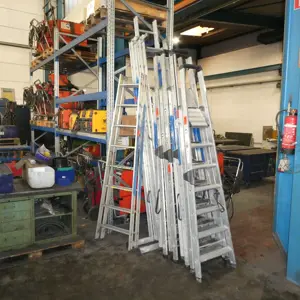 Aluminium schraagladder Alu-Pro