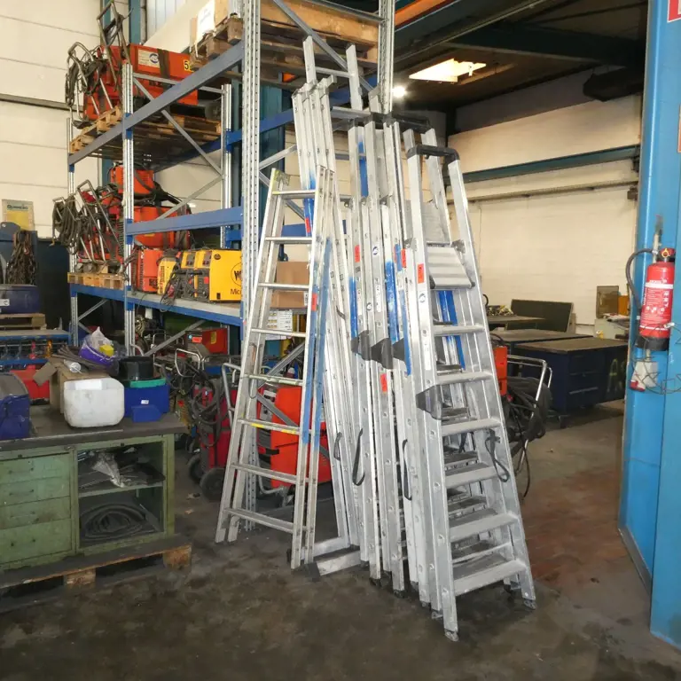 Aluminium schraagladder Alu-Pro