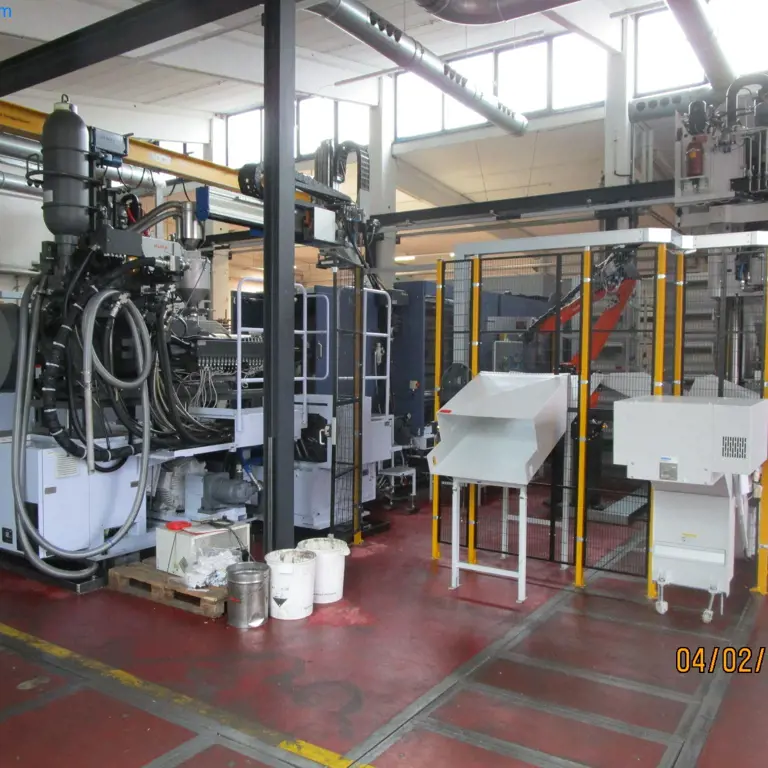 Magnesium injection molding cell (thixomoulding) JSW JLM850-MGIIe