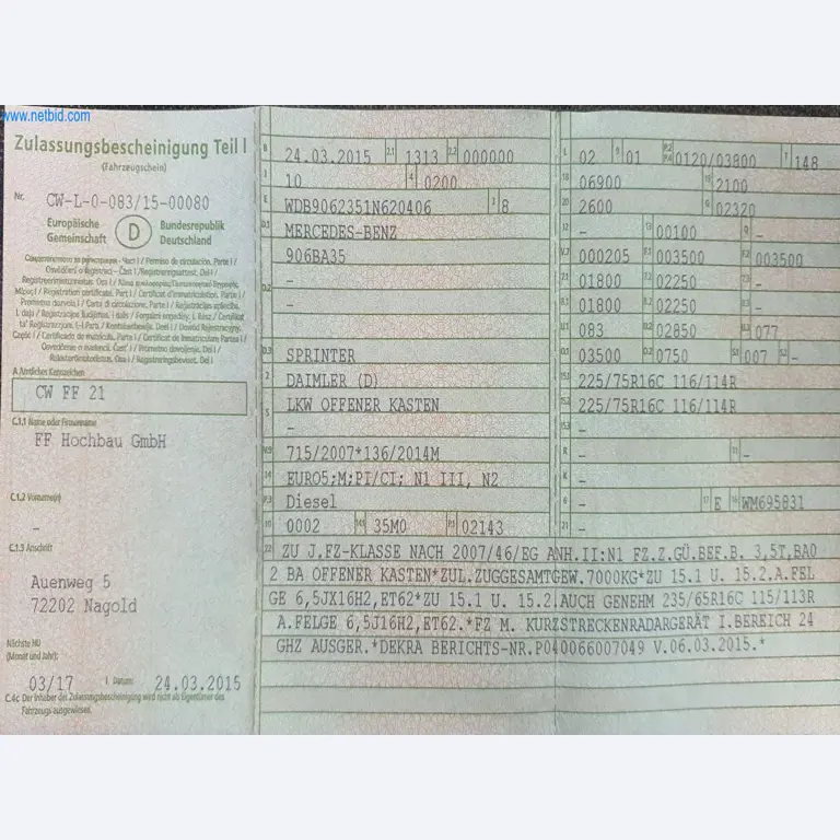 Construction machinery, vehicles, formwork materials and accessories from the building construction sector-19