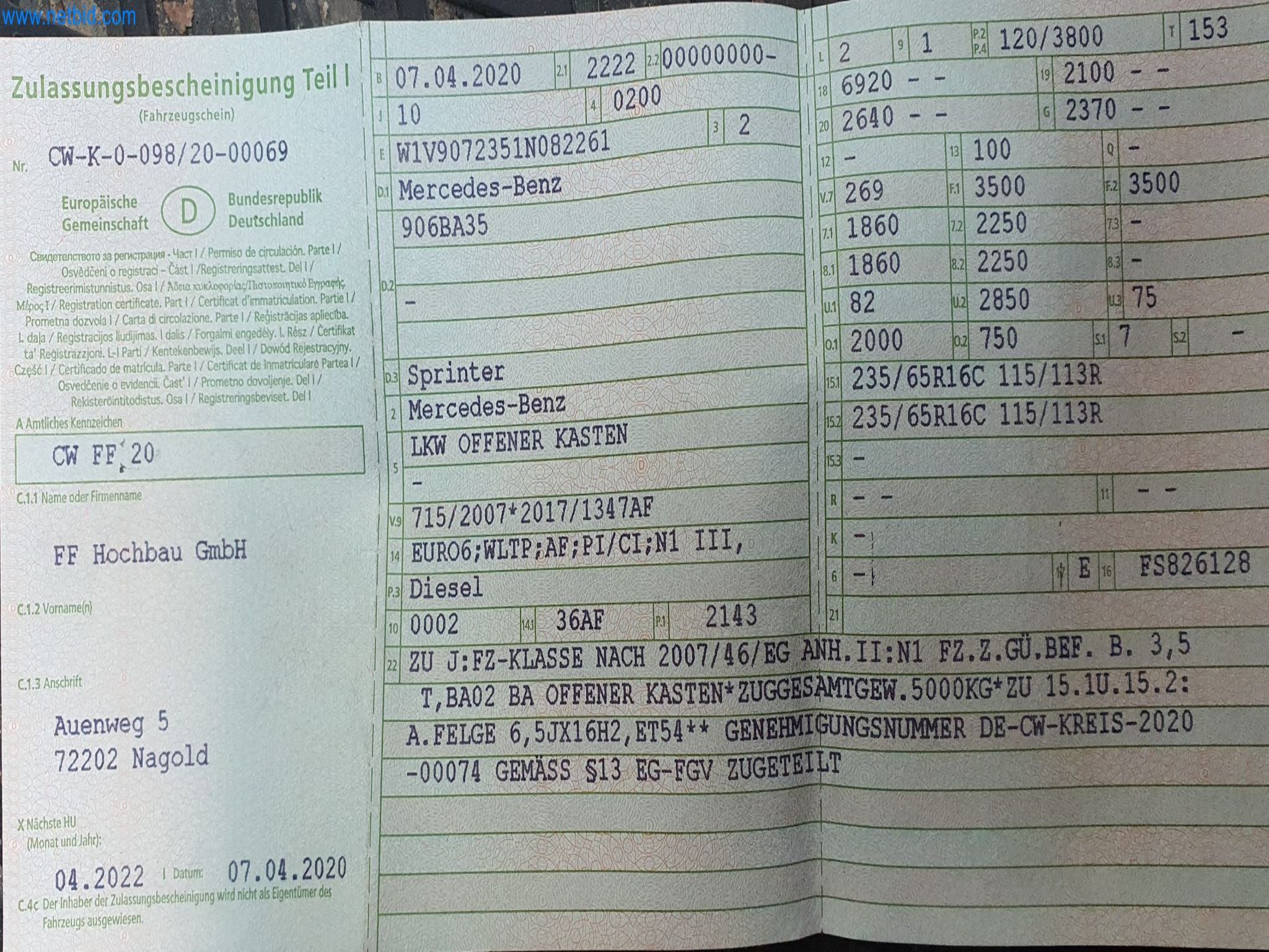 Baumaschinen, Fahrzeuge, Schalungsmaterial und Zubehör aus dem Bereich Hochbau-8