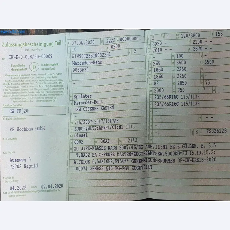 Baumaschinen, Fahrzeuge, Schalungsmaterial und Zubehör aus dem Bereich Hochbau-8