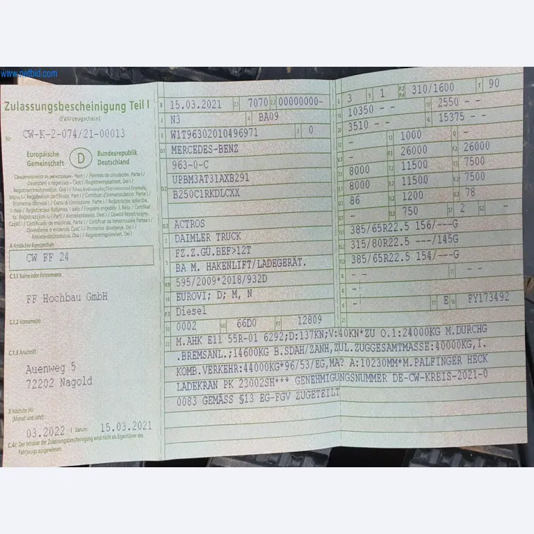 Stavební stroje, vozidla, bednicí materiál a příslušenství z oblasti stavebnictví-36