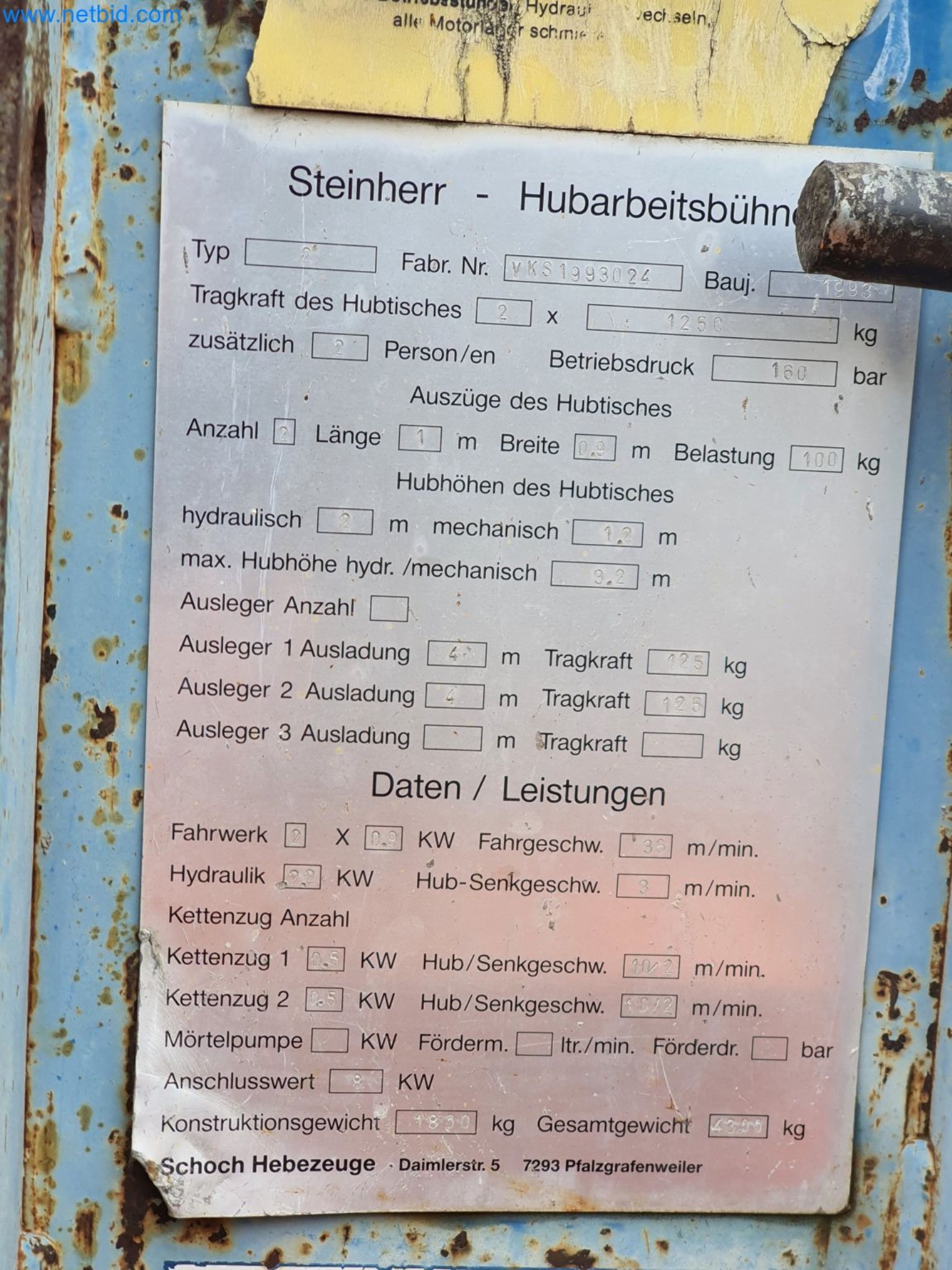 Stavební stroje, vozidla, bednicí materiál a příslušenství z oblasti stavebnictví-5