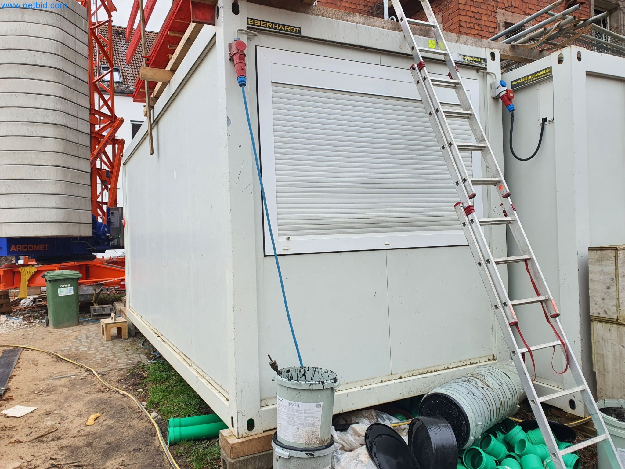 Maquinaria de construcción, vehículos, material de encofrado y accesorios del sector de la construcción de edificios-4