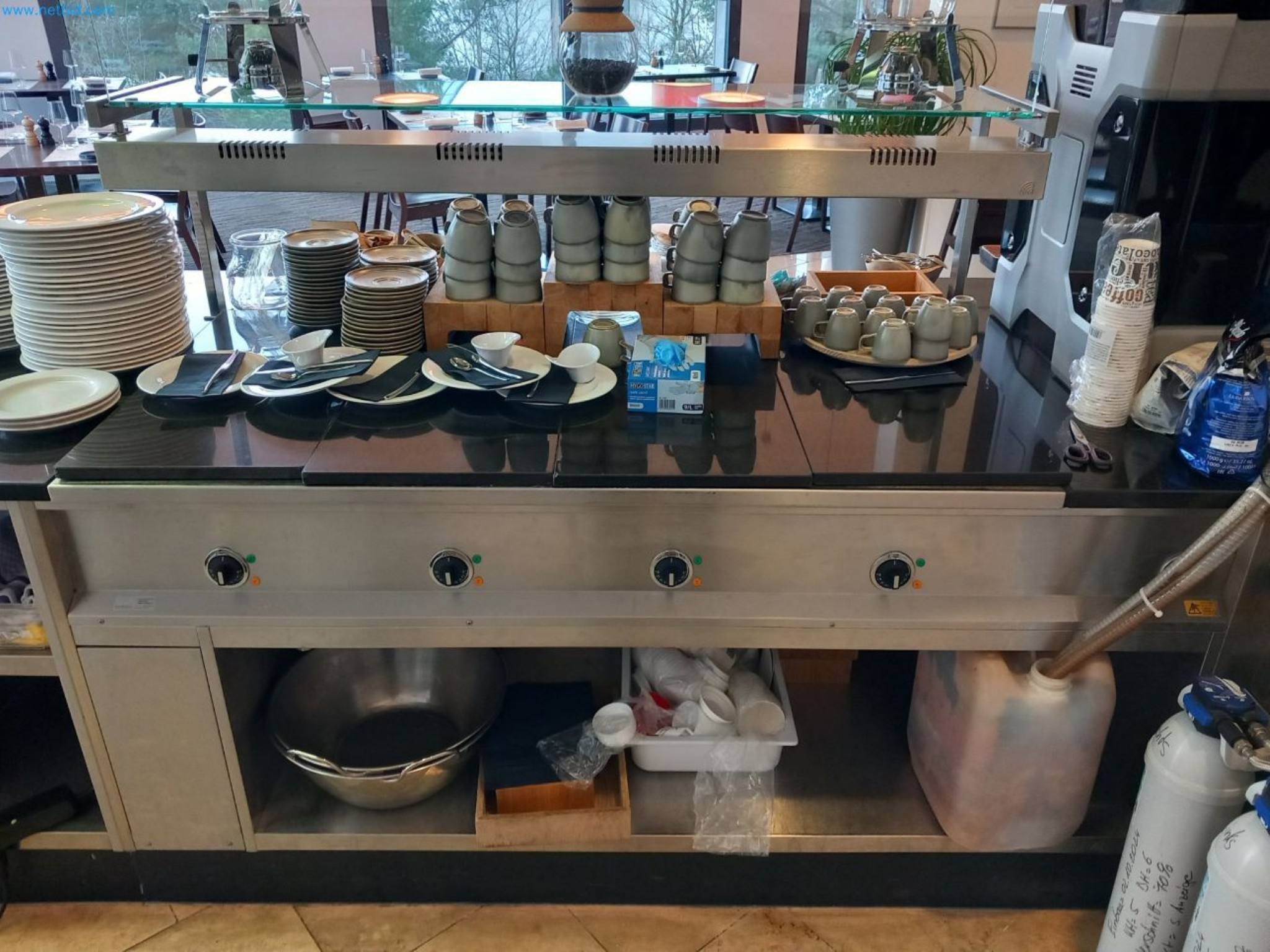Hospitality and catering equipment from a hotel restaurant-19