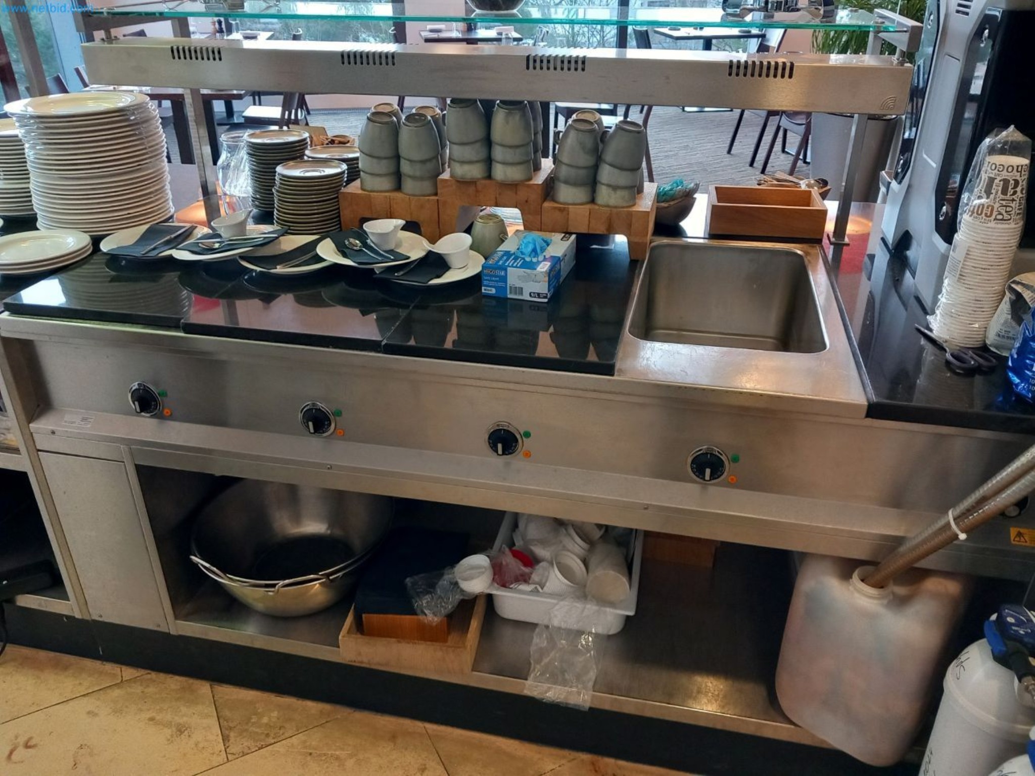 Hospitality and catering equipment from a hotel restaurant-20