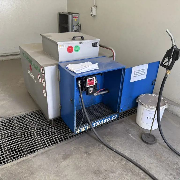 Výdejní nádrž na naftu Traso, s.r.o. DN 850