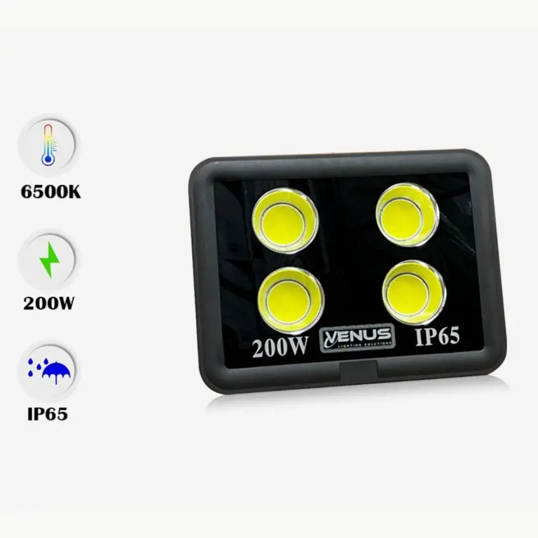 6 LED breedstraler 200W - 6500K koel wit - Waterdicht IP65 Venus Breitstrahler