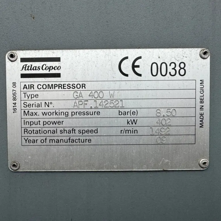 Compressor Atlas Copco GA 400 W