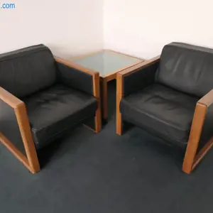2 Leder-Sitzsessel