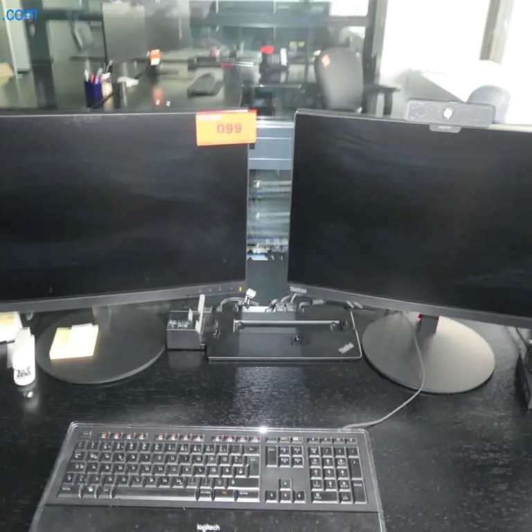 2 24" monitors Lenovo