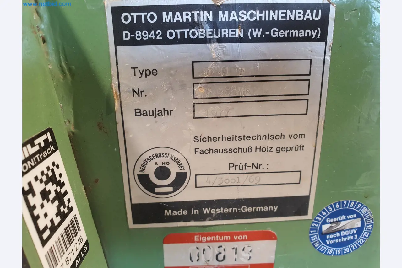 Holzbearbeitende- und metallbearbeitende Maschinen und Warenlager eines Fertighausherstellers -3