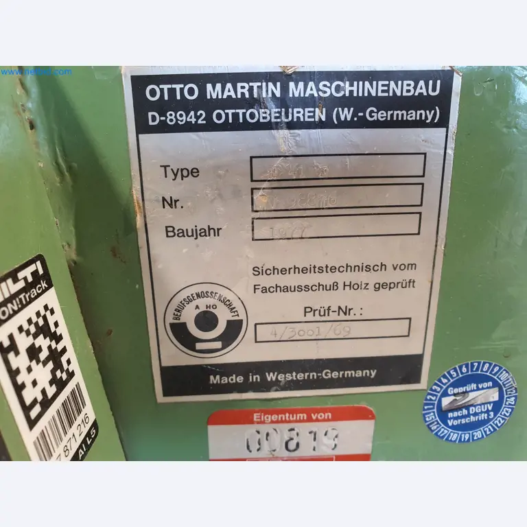 Holzbearbeitende- und metallbearbeitende Maschinen und Warenlager eines Fertighausherstellers -3