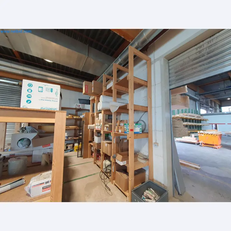 Holzbearbeitende- und metallbearbeitende Maschinen und Warenlager eines Fertighausherstellers -1