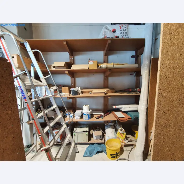 Holzbearbeitende- und metallbearbeitende Maschinen und Warenlager eines Fertighausherstellers -2