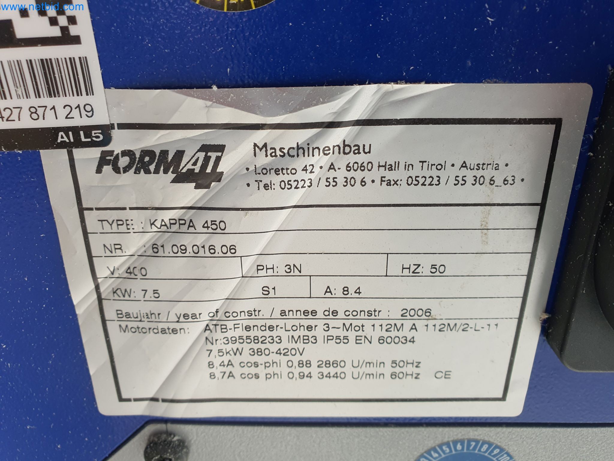 Holzbearbeitende- und metallbearbeitende Maschinen und Warenlager eines Fertighausherstellers -5