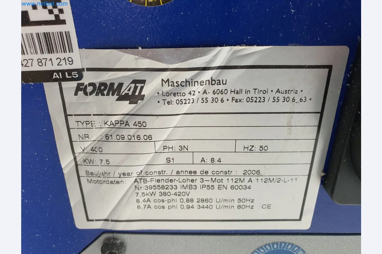 Holzbearbeitende- und metallbearbeitende Maschinen und Warenlager eines Fertighausherstellers -5