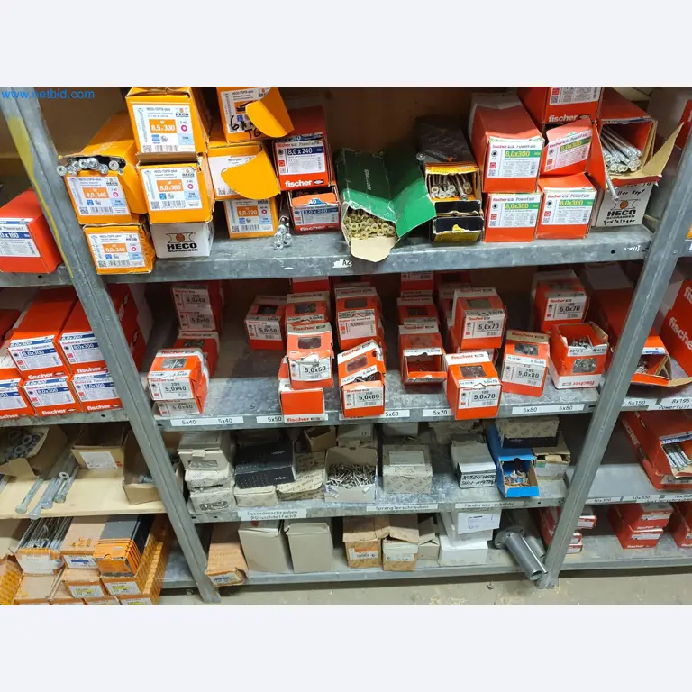 Holzbearbeitende- und metallbearbeitende Maschinen und Warenlager eines Fertighausherstellers -7