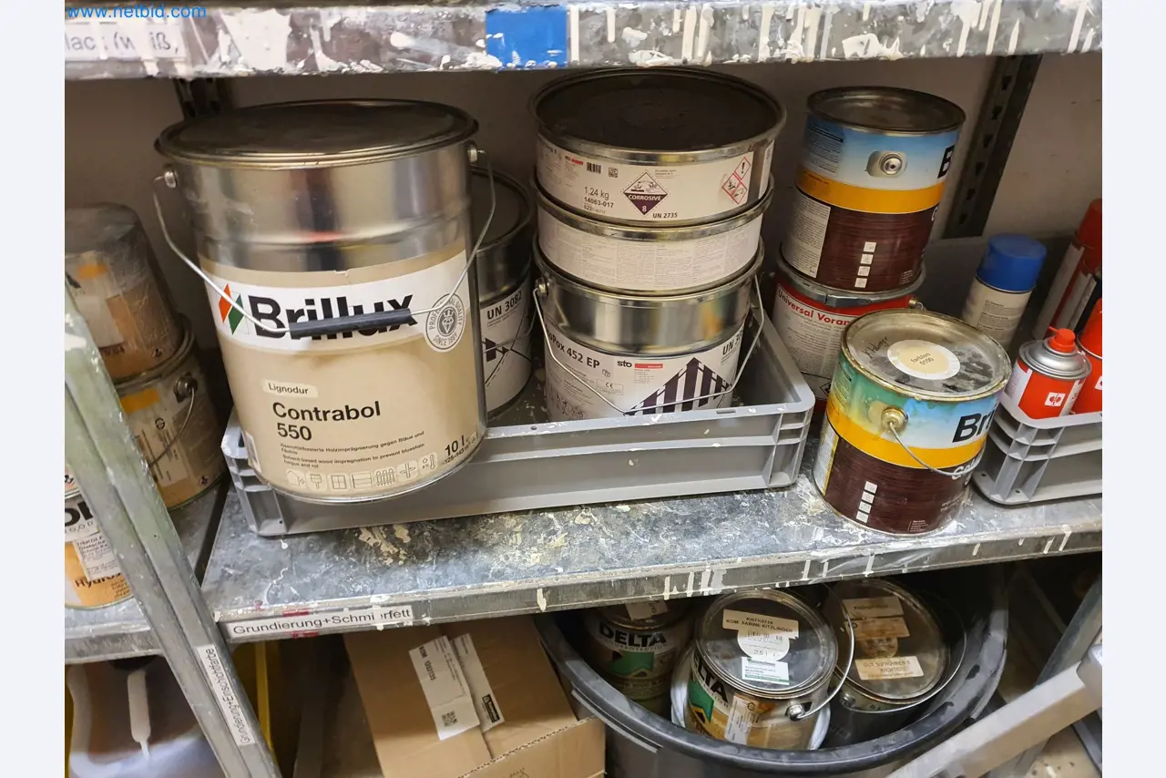 Holzbearbeitende- und metallbearbeitende Maschinen und Warenlager eines Fertighausherstellers -7