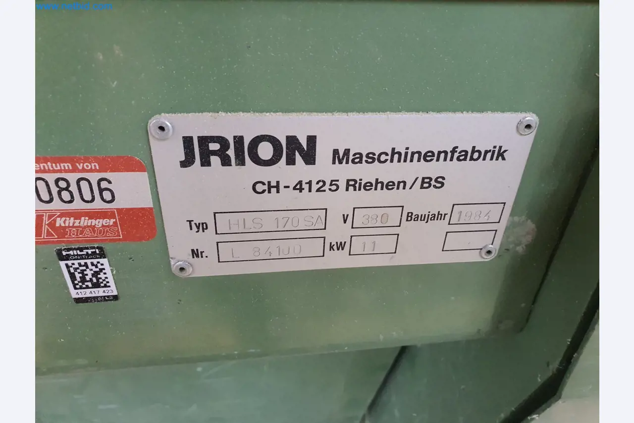 Holzbearbeitende- und metallbearbeitende Maschinen und Warenlager eines Fertighausherstellers -3