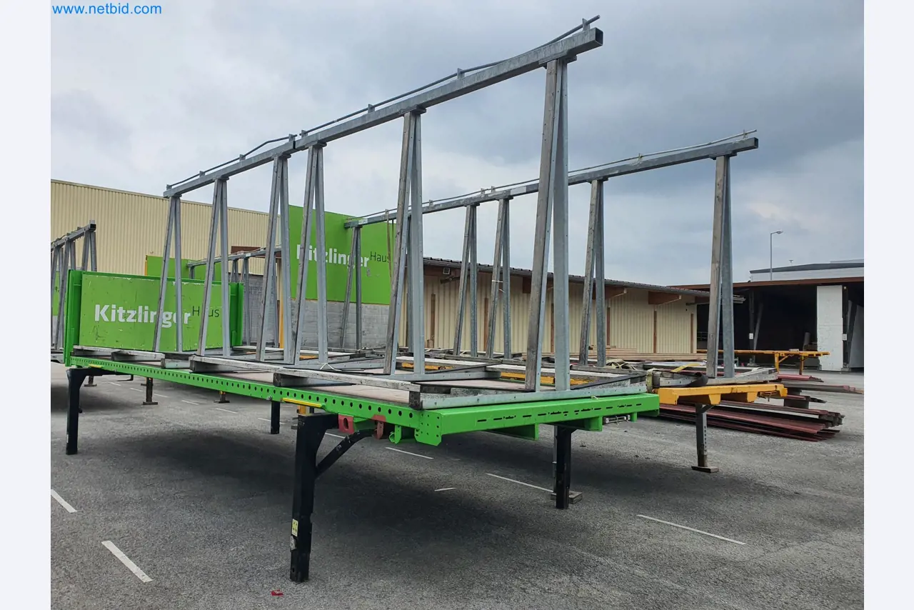 Holzbearbeitende- und metallbearbeitende Maschinen und Warenlager eines Fertighausherstellers -2