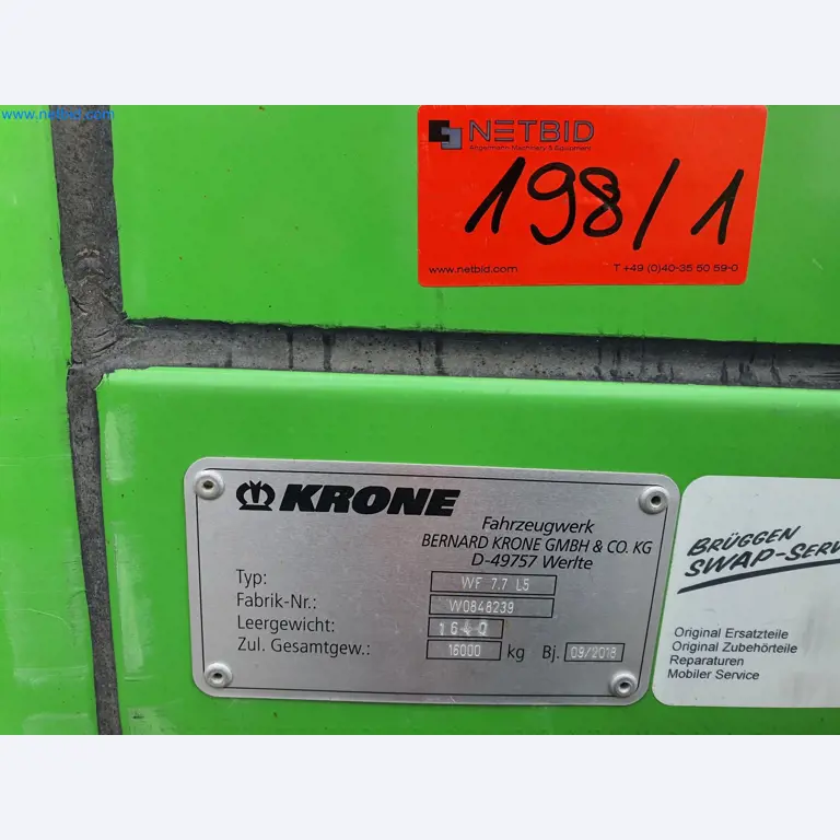 Holzbearbeitende- und metallbearbeitende Maschinen und Warenlager eines Fertighausherstellers -3