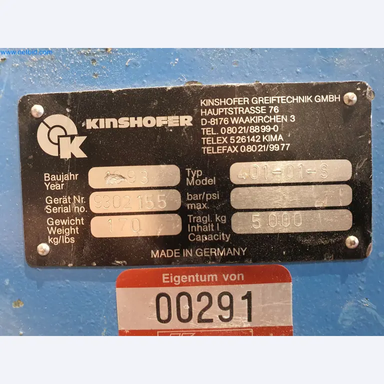 Holzbearbeitende- und metallbearbeitende Maschinen und Warenlager eines Fertighausherstellers -2