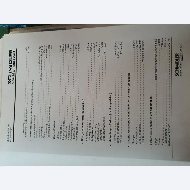 Holzbearbeitende- und metallbearbeitende Maschinen und Warenlager eines Fertighausherstellers -14