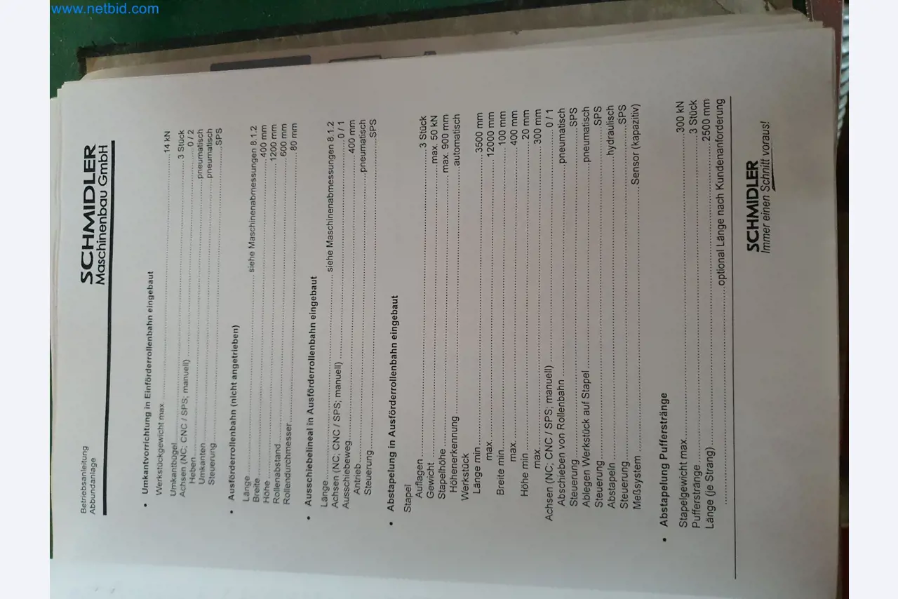 Holzbearbeitende- und metallbearbeitende Maschinen und Warenlager eines Fertighausherstellers -15