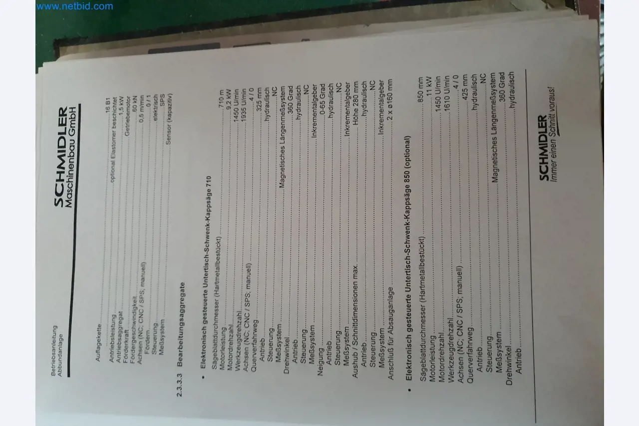 Holzbearbeitende- und metallbearbeitende Maschinen und Warenlager eines Fertighausherstellers -16